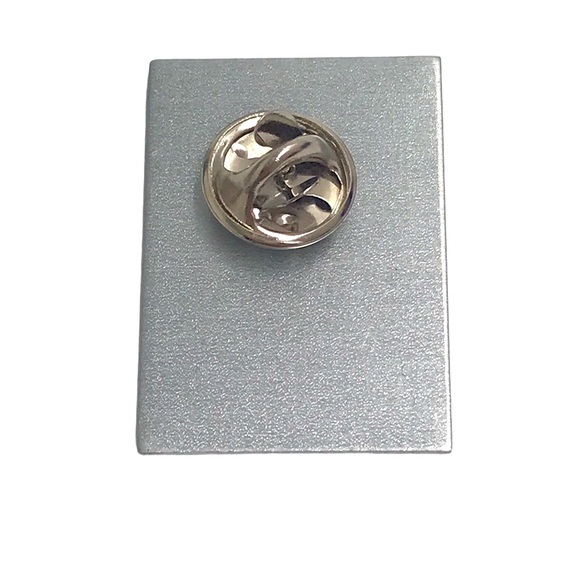 Rectangular Blue ‘RESPECT’ Lapel Pin - Picture 2 of 3